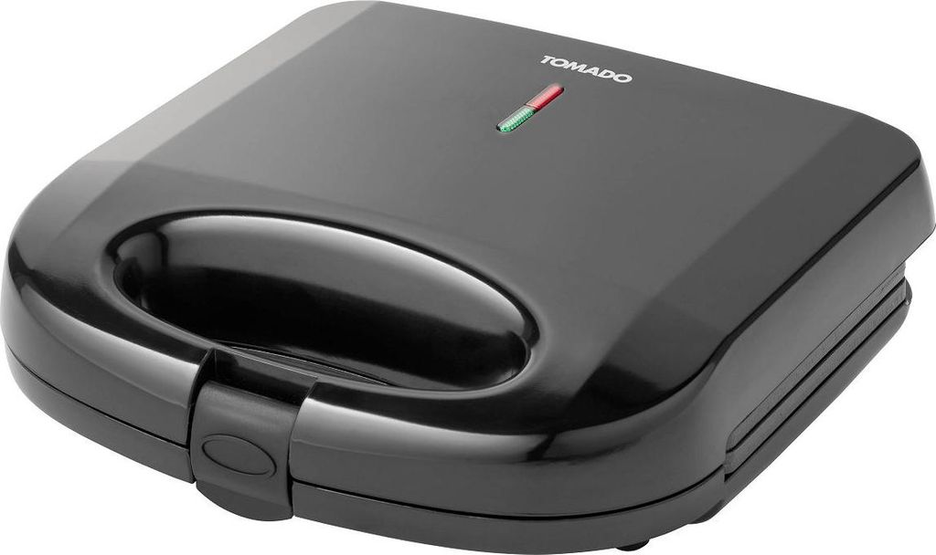 Tomado Sandwichgrill 750W schwarz - Tosti Gerät PFAS frei 21,5x12cm