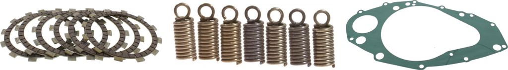Kupplung Set für Suzuki GT 200 E X5 Baujahr 1979-1981 Kupplungslamellen Kupplungsfedern Kupplungsdeckeldichtung von pamoto - Neu