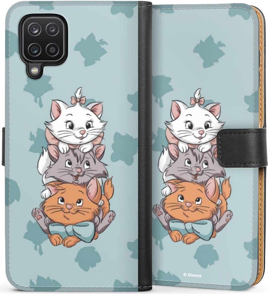 DeinDesign Klapphülle für Samsung Galaxy A12 Handytasche Lederhülle Tasche Aristocats Disney Katze