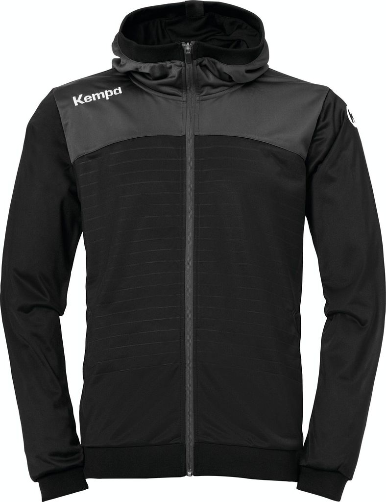 Kempa EMOTION 2.0 KAPUZENJACKE, schwarz/anthra Produktbild 