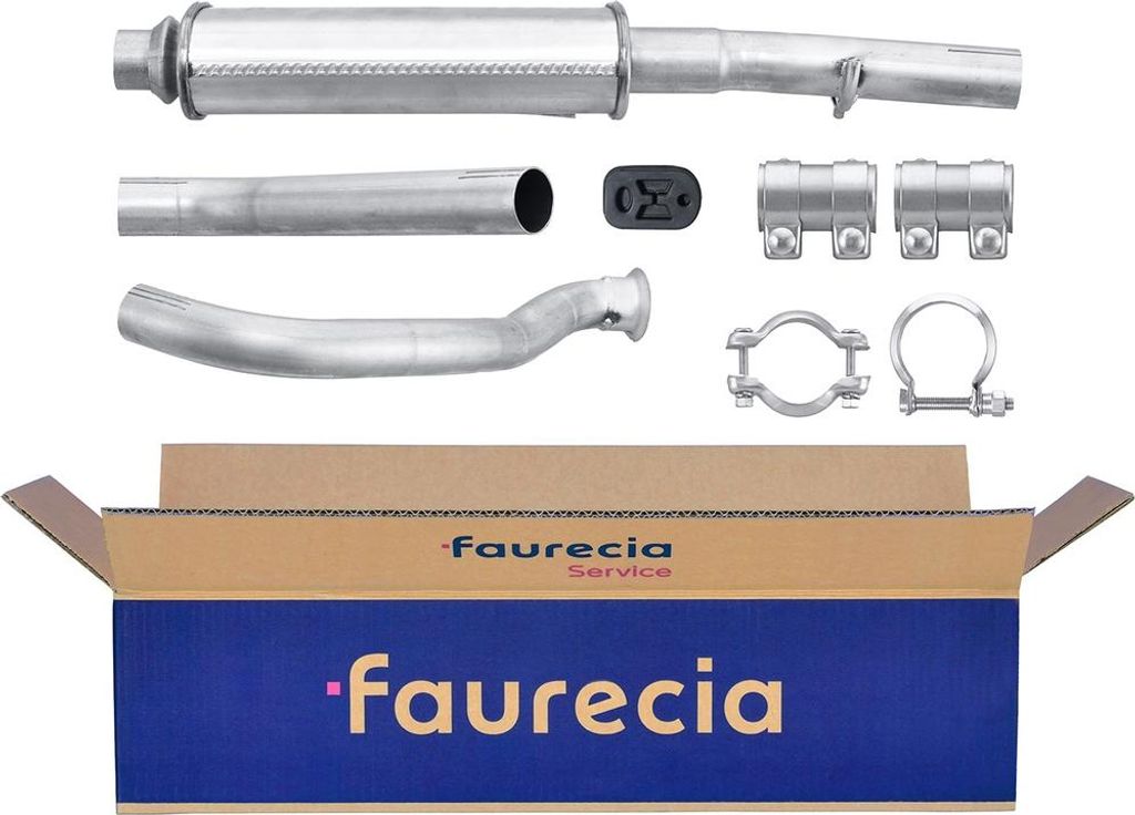 Mittelschalldämpfer FAURECIA IAM-Expertise für u.a. PEUGEOT 306