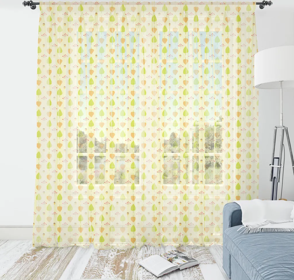 Arazzo Parete Autunnale ABAKUHAUS - Lavabile e Sicuro per Bambini - 1