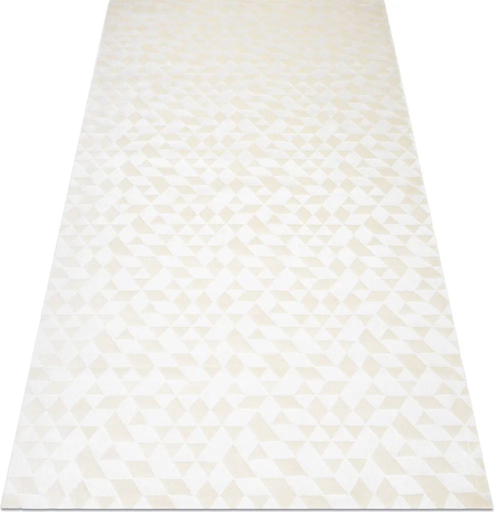 Tapis PEARL 51321A Cream - Tapis Géométrique Beige 154x230 cm Chic