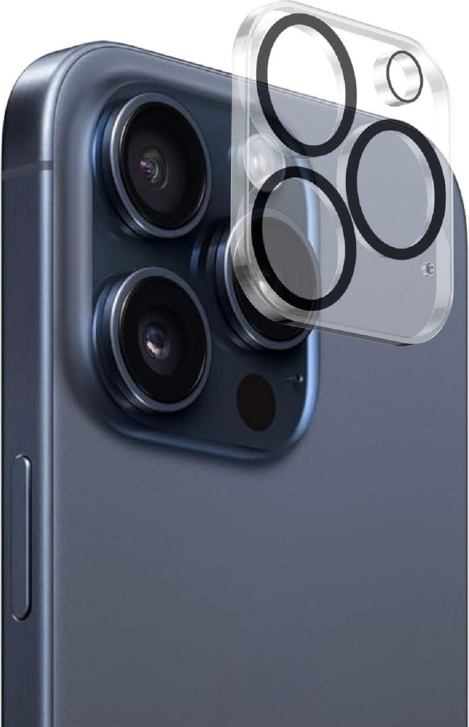 3x 9H Panzerglas für iPhone 16 Pro 3D KLAR Kameraglas echtes Tempered 9H Glass Panzerfolie Schutzglas Schutzfolie Screen-Protector