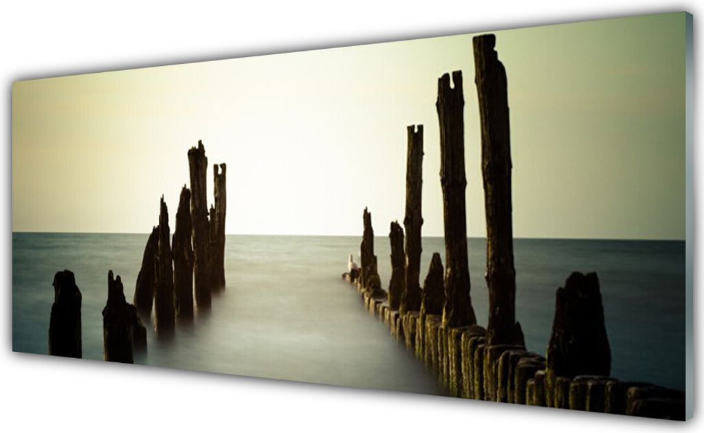 Küchenrückwand aus Glas 125x50cm Spritzschutz Meer Landschaft