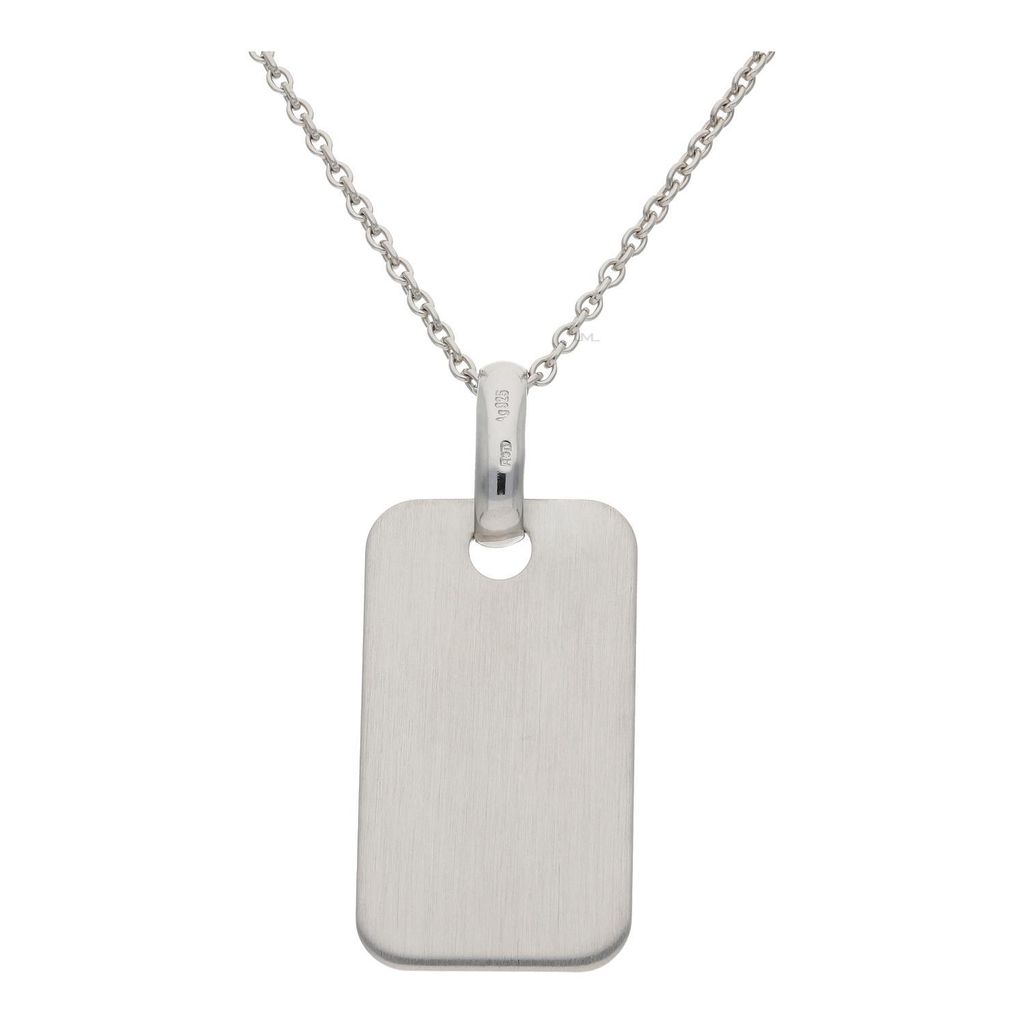 JuwelmaLux Anhänger 925/000 Sterling Silber Gravur Platte Produktbild 