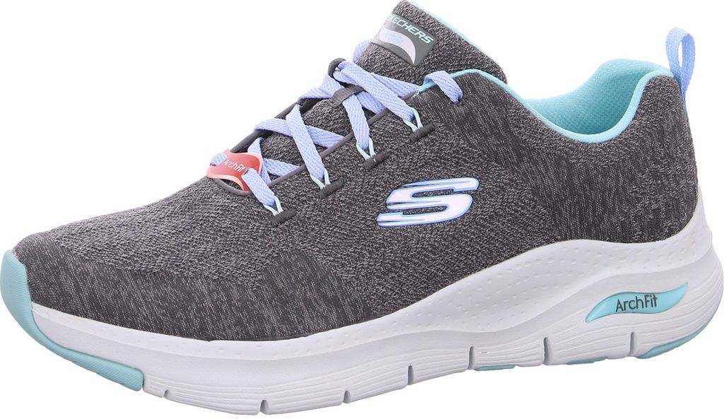 Skechers Arch Fit Comfy Wave Trainingsschuh Grau