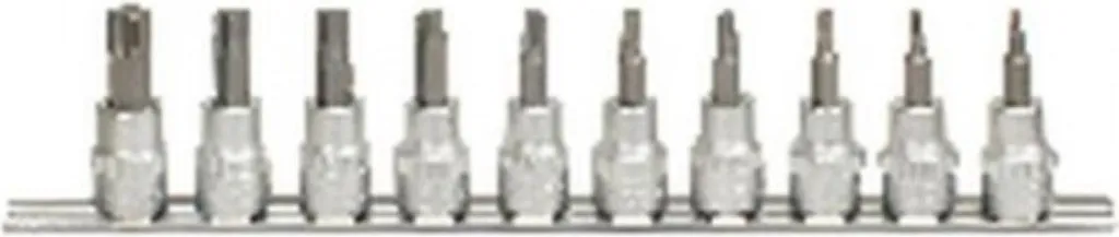 KS TOOLS Set di bussole Torx da 3/8" 10 pz. T10-T55 - 911.3935 - 4