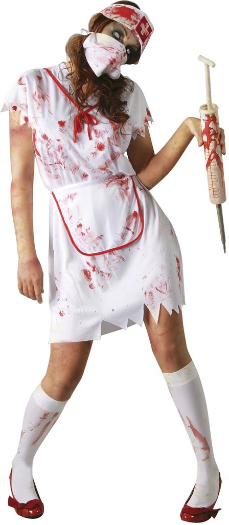 Kostium pielęgniarki zombie, rozmiar M Zdjęcie produktu 