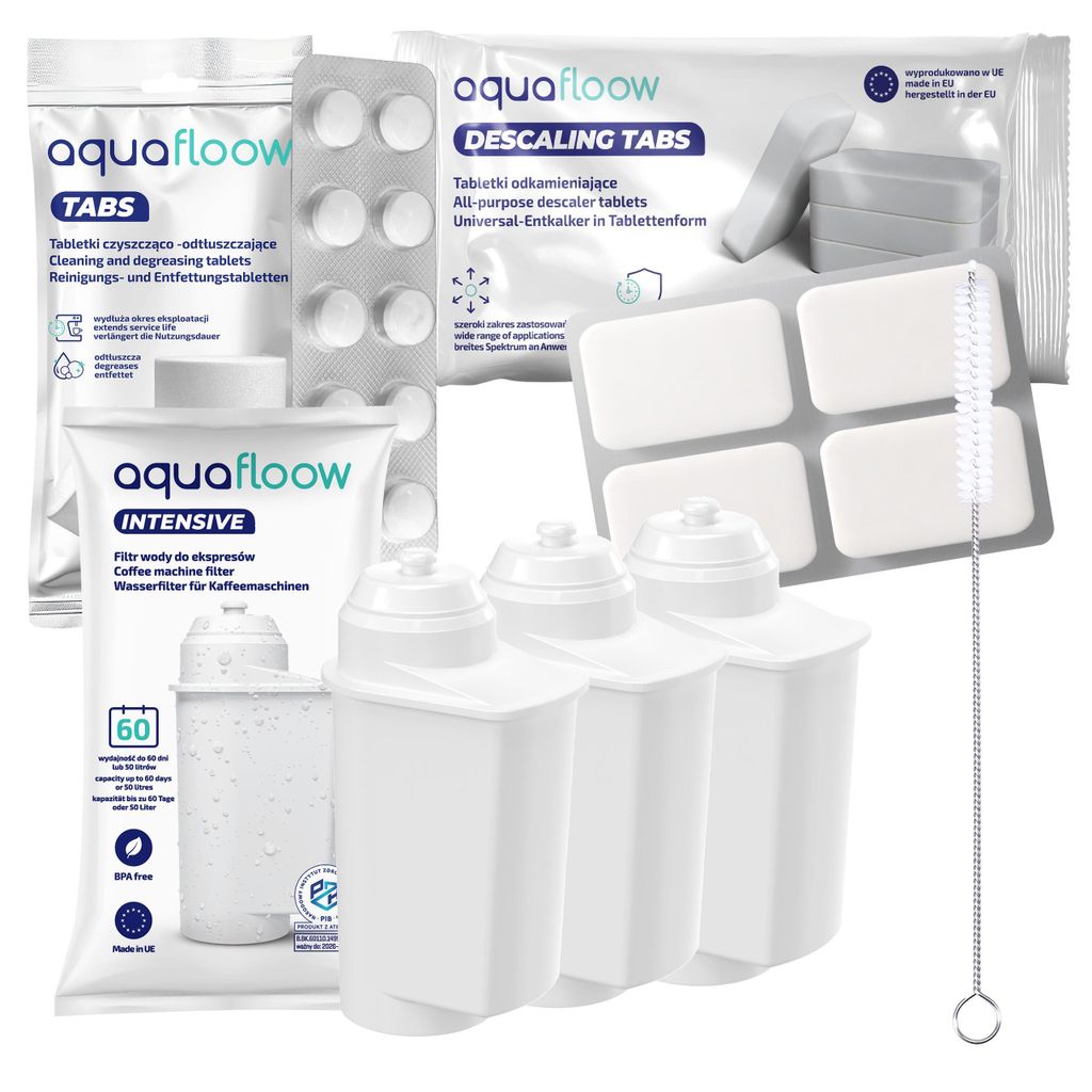 Sada AquaFloow pro kávovary Siemens 3x vodní filtr + Obrázek produktu 