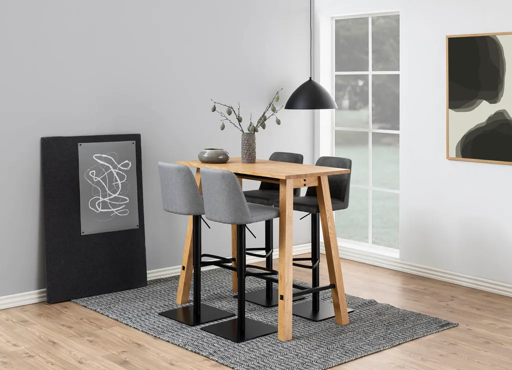 Sgabello Avanja Antracite Regolabile | Arredo Bar Moderno e Chic - 9