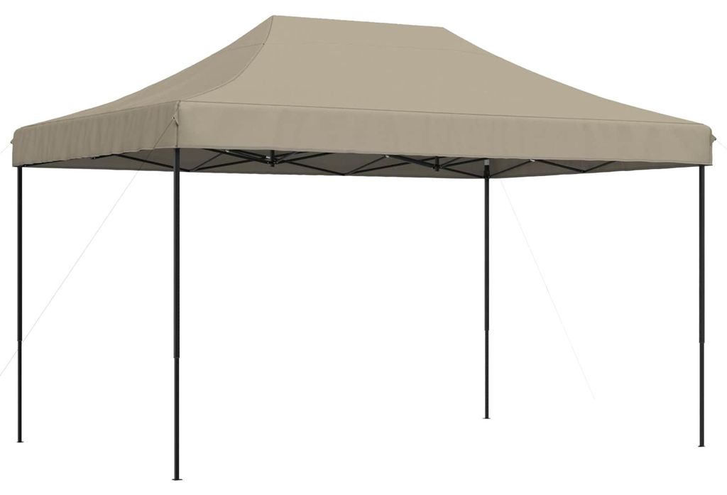 vidaXL Partyzelt Faltbar Pop-Up Taupe 440x292x315 cm Produktbild 
