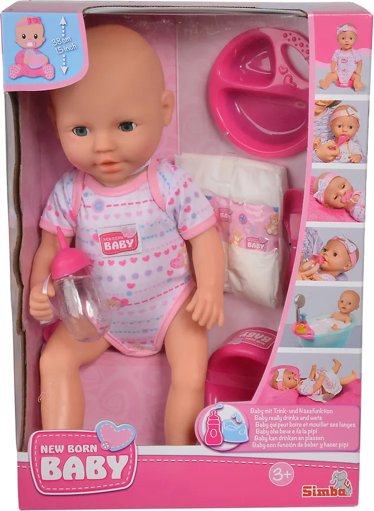 Poupon éducatif Simba Toy Dool Baby idéal pour l'éveil des enfants dès 3 ans