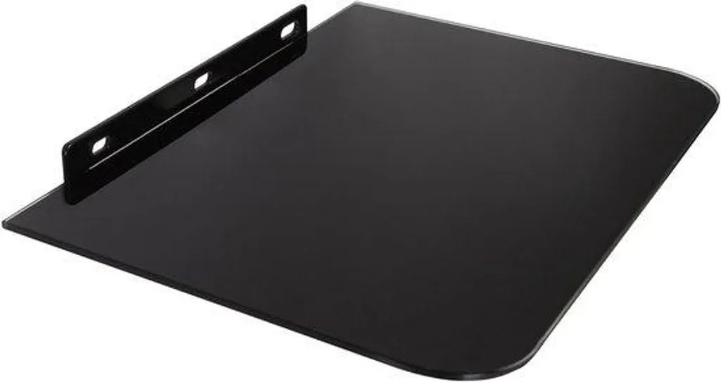Étagère murale en verre polyvalente pour salon et chambre - Charge 10kg