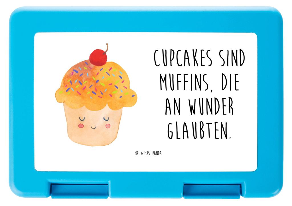 Mr. & Mrs. Panda Lunchbox Cupcake - Weiß - Geschenk, Lustige Sprüche, Essensbox, Wunder, Koch, Muffin, Motivation, Cupcakes, Picknickbox, Frühst...