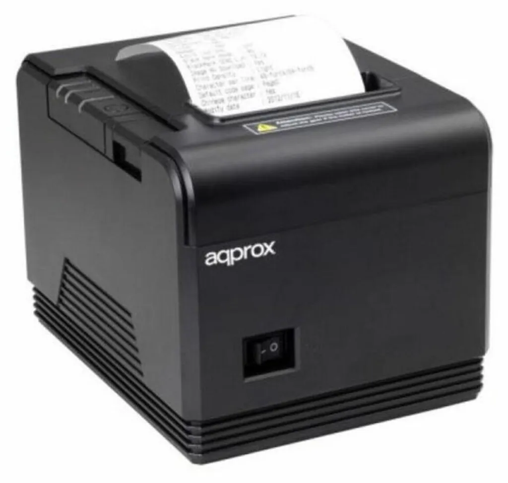 Imprimante de tickets Approx appPOS80AM Thermique 80mm USB RS232 Noir