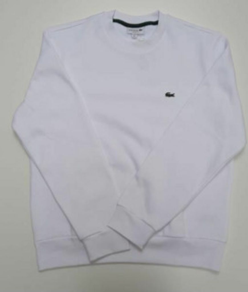 Lacoste Bio Baumwolle Fleece Crew Pullover Herren Produktbild 6