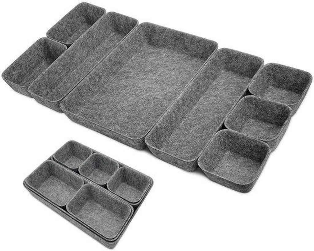 Büro- und Ladegerät-Organizer - raumsparend - Set von 8
