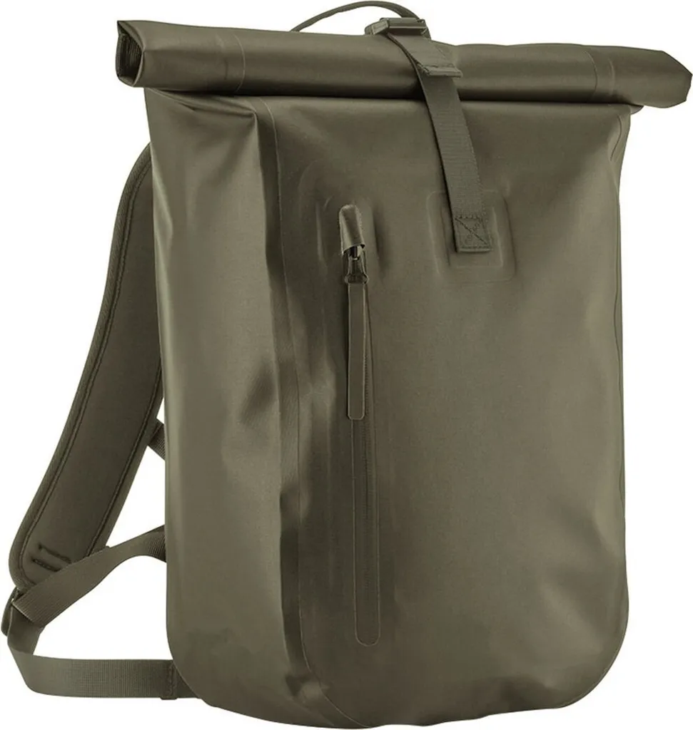 Sac à dos Roll Top Quadra RW10019 imperméable 14L Vert Dissimulé