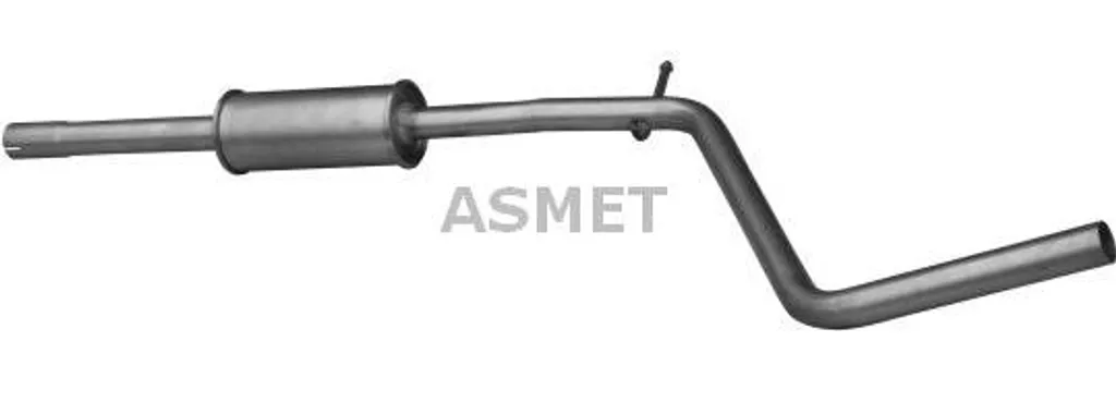 Pot Central pour Dacia Sandero ASMET 10115 - Réparation Échappement OE