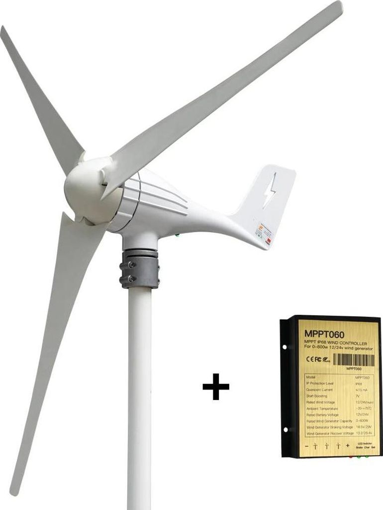 Windturbinen-Generator, Dual-Voltage-Unterstützung, effiziente Energieerzeugung, Farbe 1, 600W-d, 24V-b