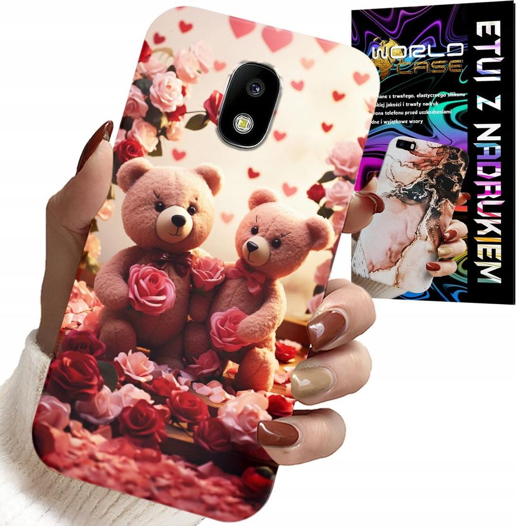 Fall Für Samsung Galaxy J5 2017 - Teddybären, Liebe Dich, Herzen Viele Fall Designs