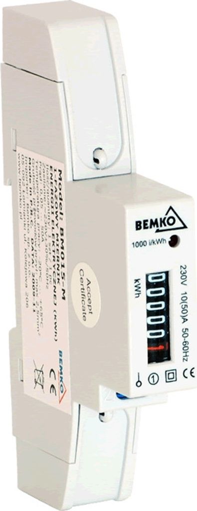 Unterstromzähler Hutschiene 1x50A digital 1-Phase BM015-M Produktbild 