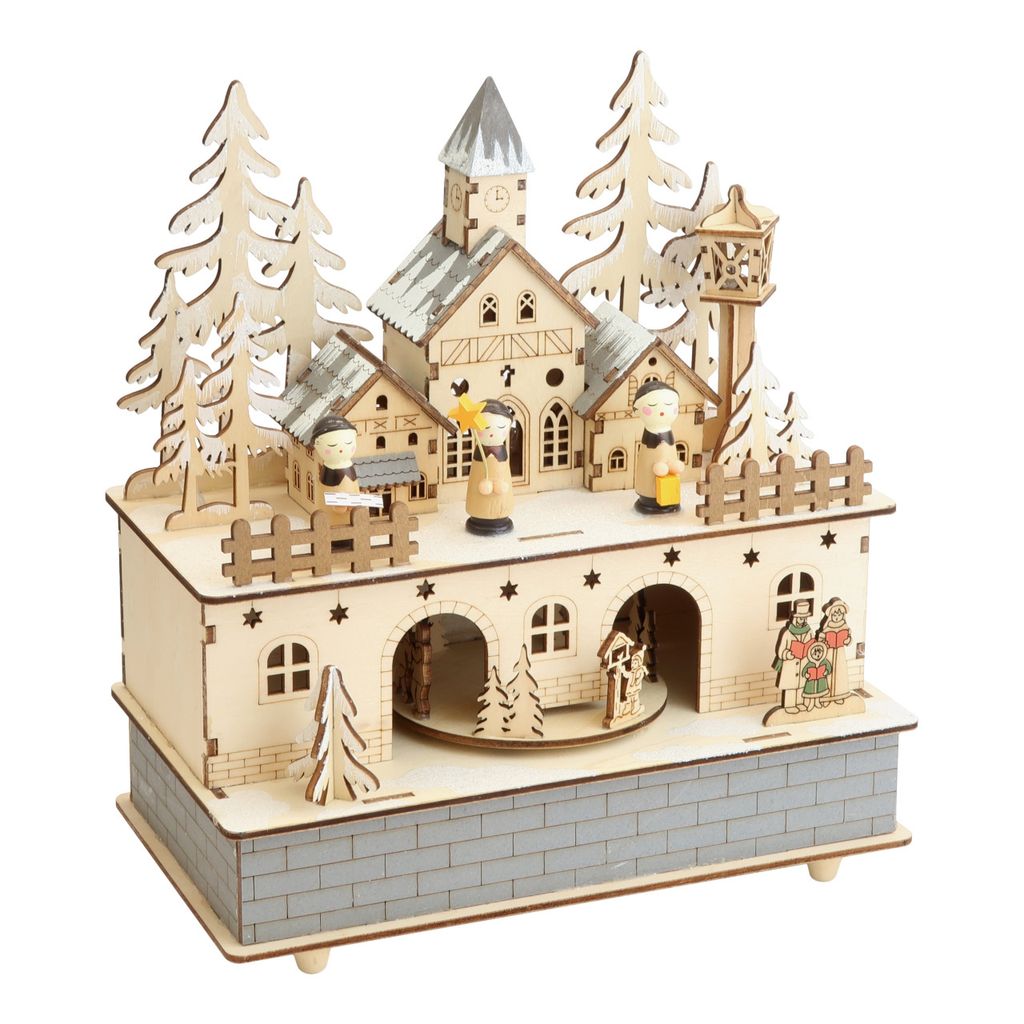 Small Foot 10543 Spieluhr und Lampe Kleines Dorf (1 Stück) Produktbild 