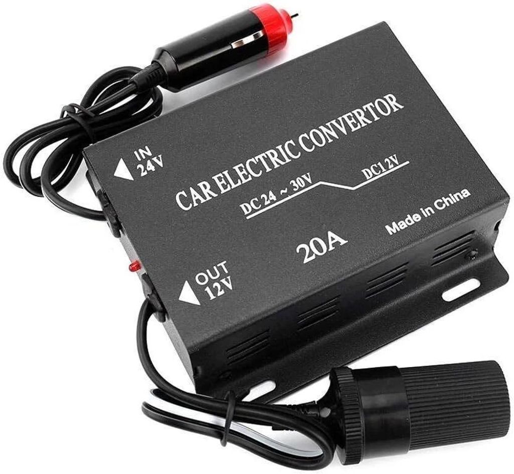 20A DC 24 V- 12 V Auto Abwärtsstromversorgungs Stromrichter Stromversorgung Inverter Transformator