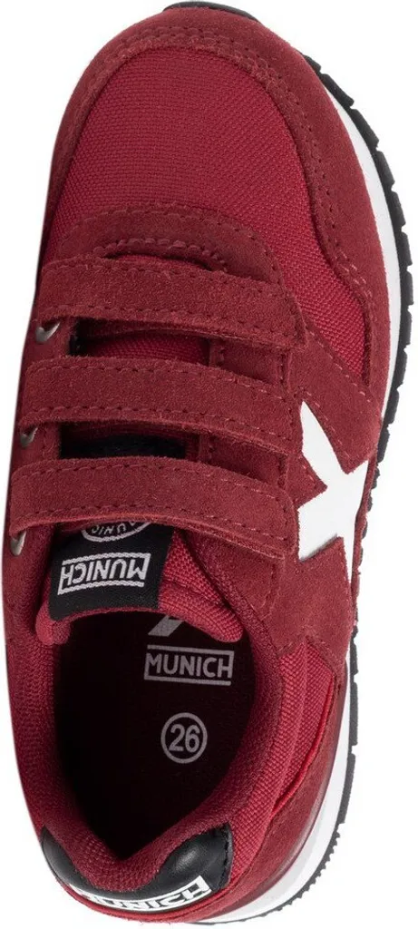 Baskets Munich Dash Kid Vco 106 Bordeaux : Finis les Lacets Défaits - 9