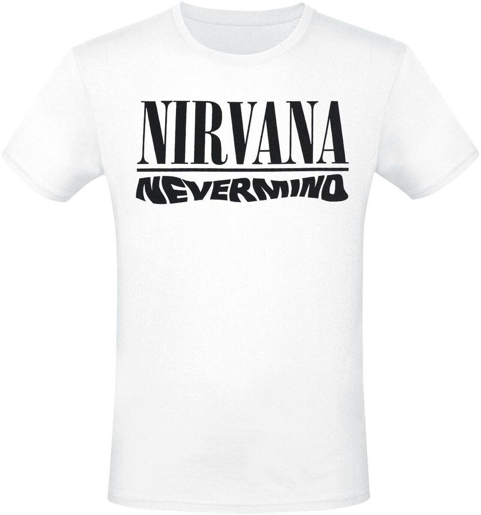 Nirvana T-Shirt Herren Nevermind weiß M