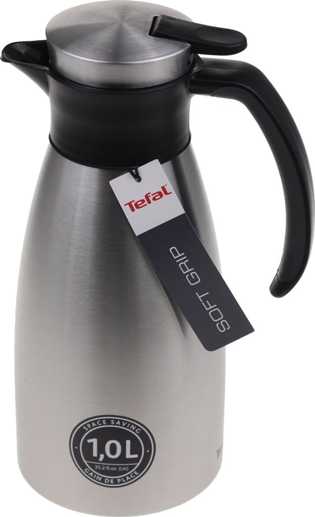 Tefal Mambo K30431, 1 l, Czarny, Stal nierdzewna, Plastik, Zdjęcie produktu 