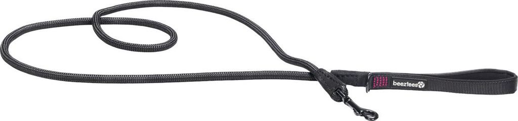 Beeztees Premium Parinca - Hundeleine - Rund - Nylon - Schwarz - 180x1 cm