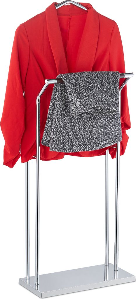 Porte-vêtements Relaxdays, pour costumes et pantalons, Image du produit 
