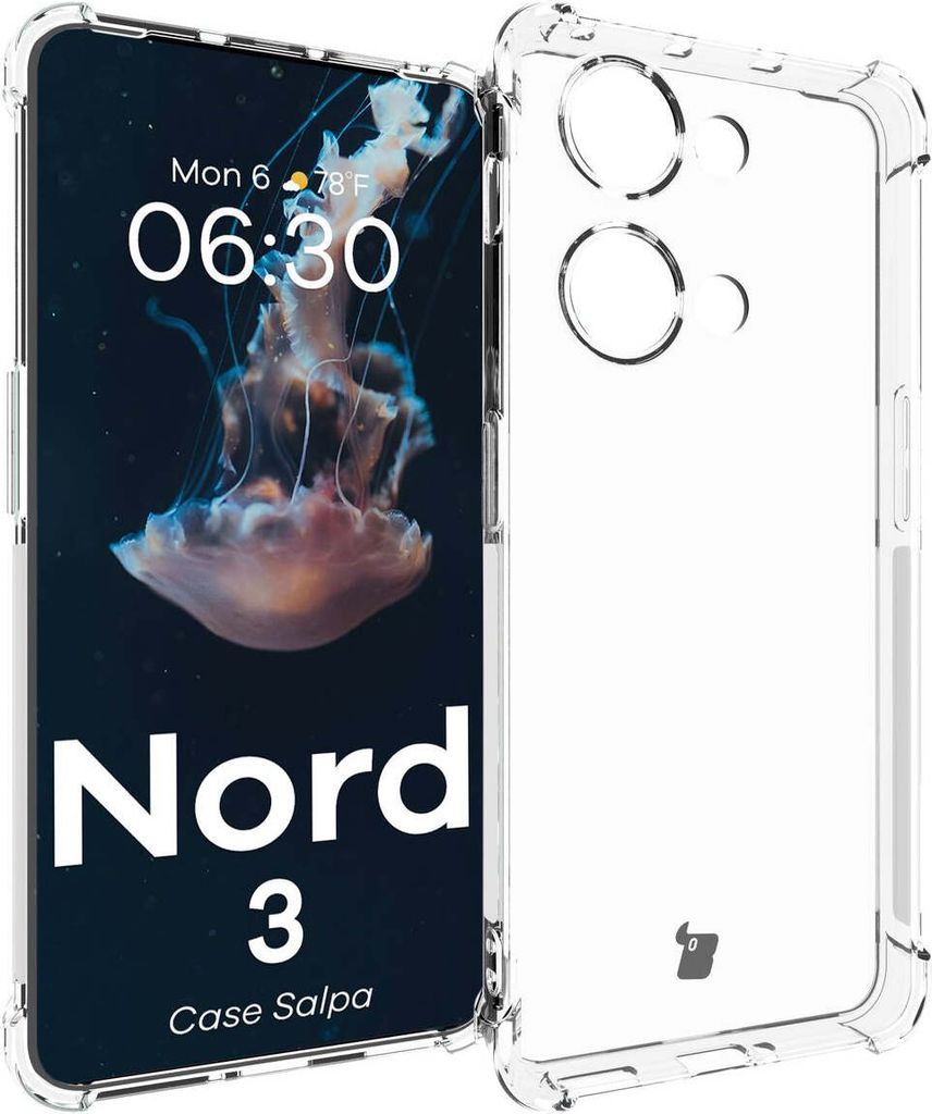 Elastyczne etui Bizon Case Salpa do OnePlus Nord 3, przezroczyste