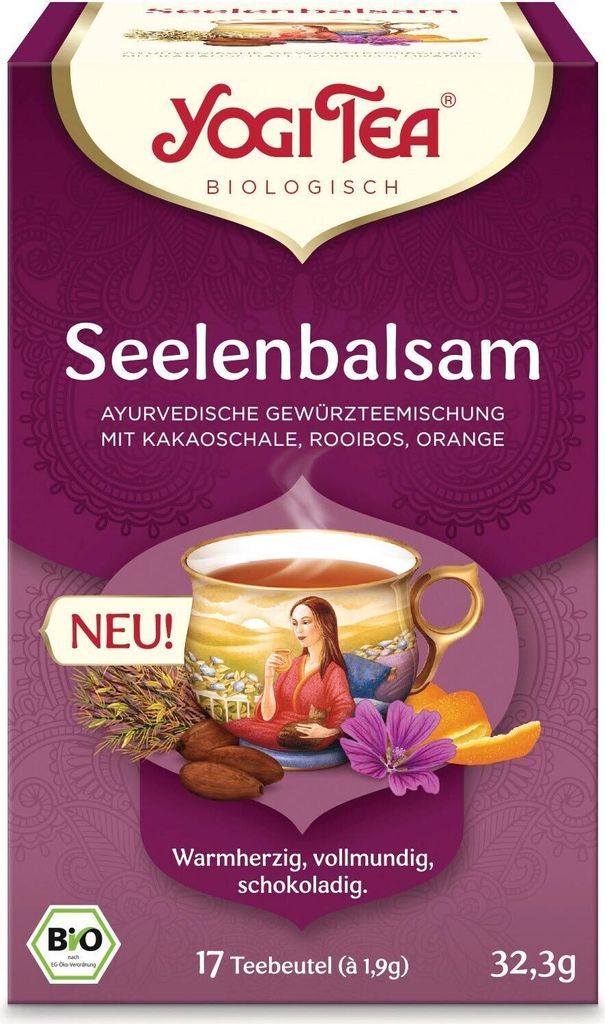 Yogi Tea Seelenbalsam | 17 Beutel | Gewürztee |  | vegan Produktbild 