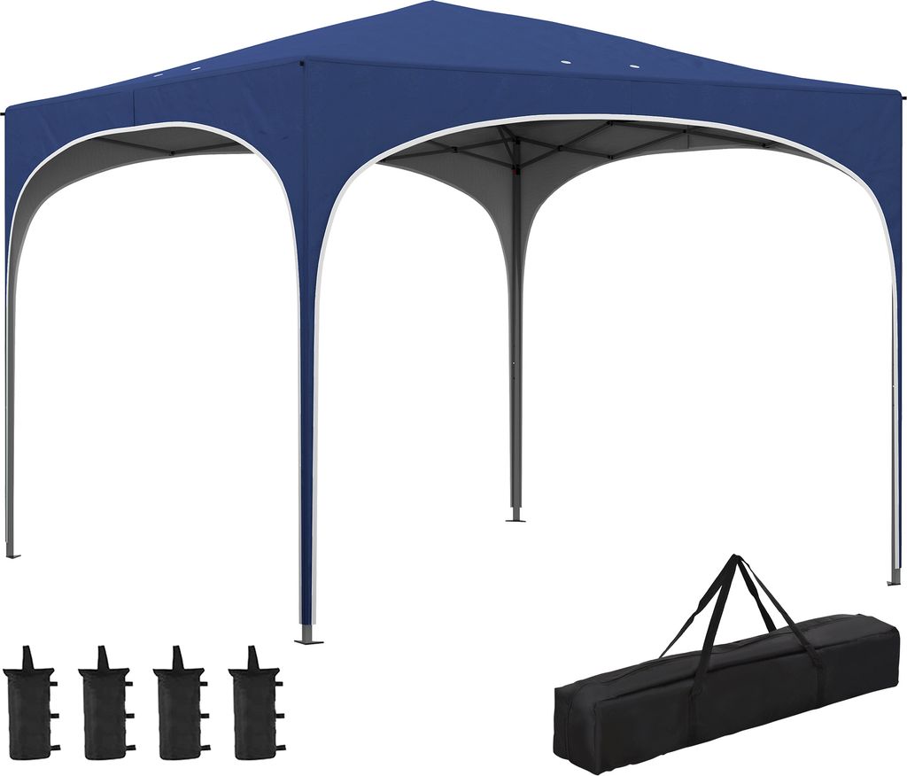 Outsunny altán 2,95 x 2,95 cm, skládací altán s UV Obrázek produktu 