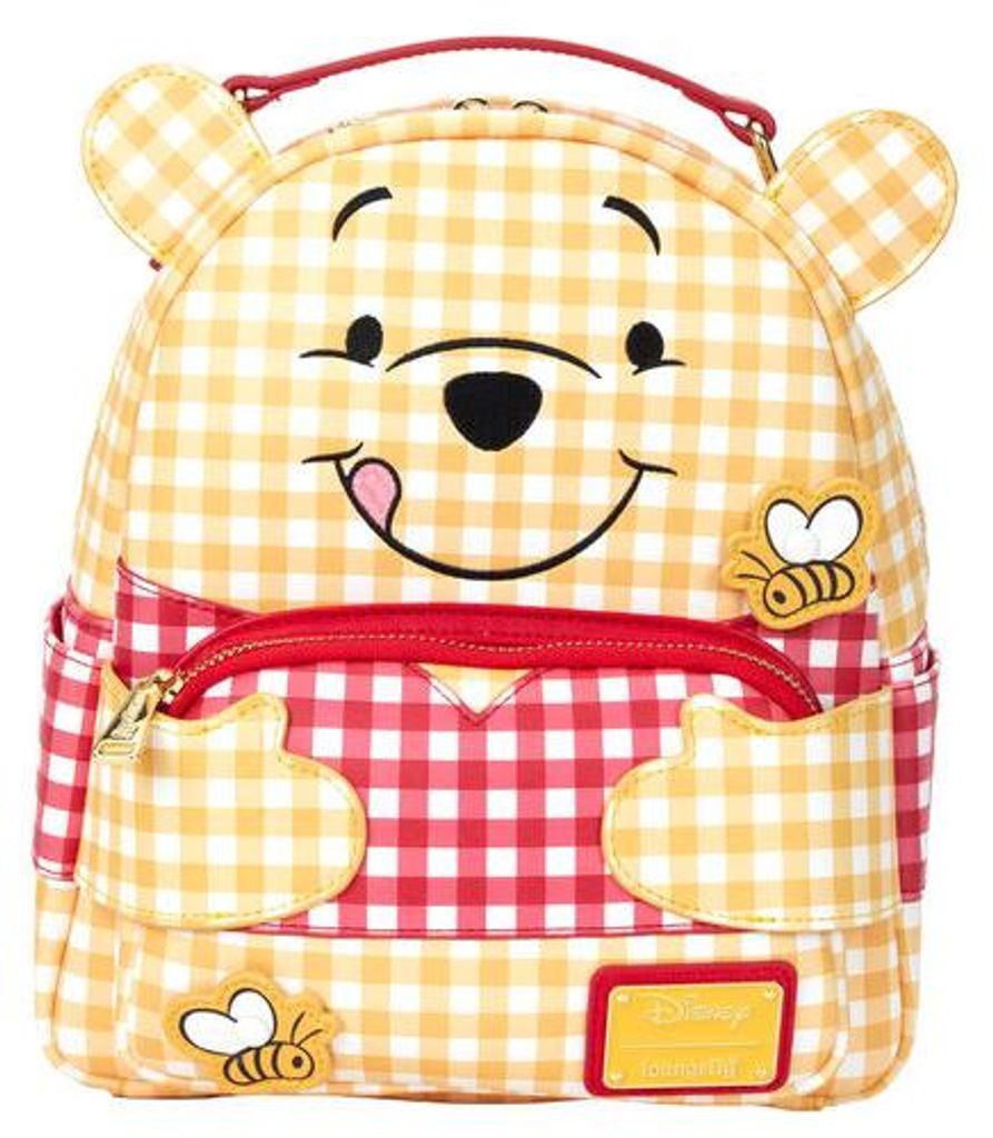 Loungefly Disney Winnie the Pooh Gingham Rucksack 25cm