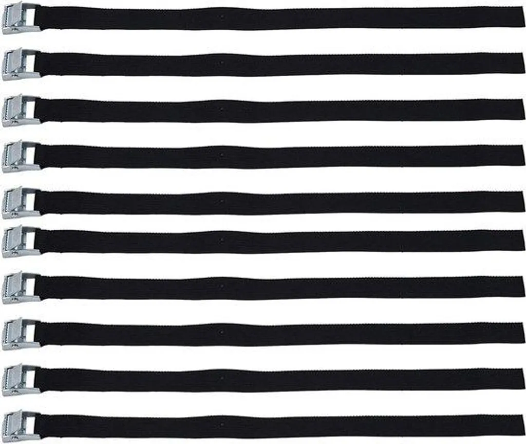 Sangle de serrage nylon 10 pièces pour valise et transport de colis