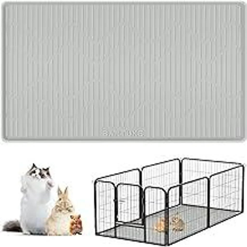 Tappetino Silicone Coniglio 40x22 per Gabbie - Igienico e Sicuro