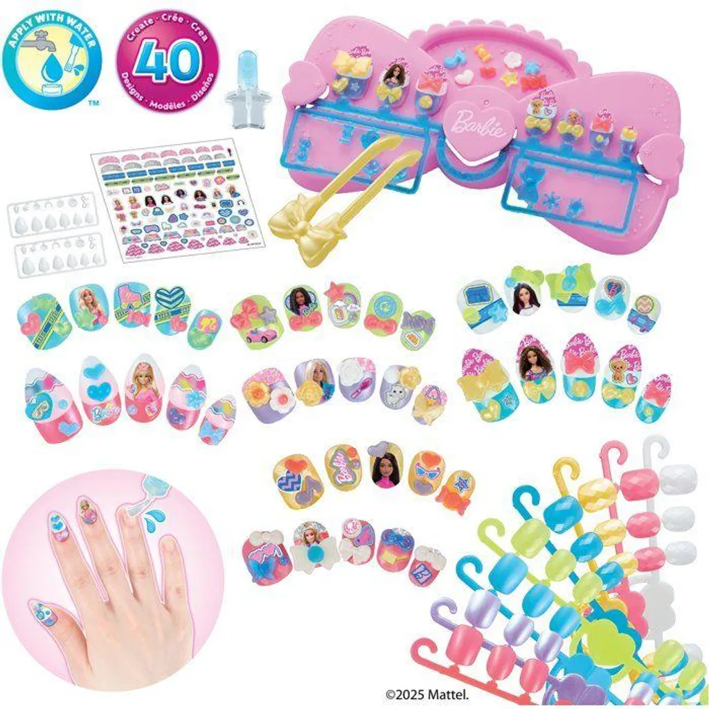 Barbie Aquabeads Nail Studio: Trasforma il tuo Look con 40 Unghie Pop