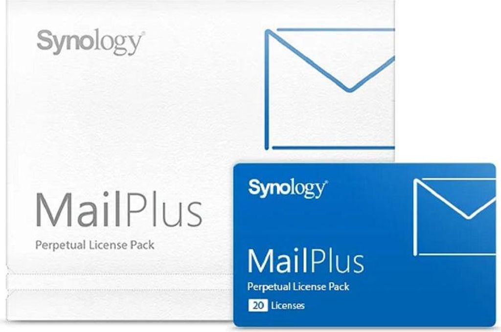 Synology MAILPLUS 20 LICENSES Synology MailPlus 20 Licenses Imagen del producto 