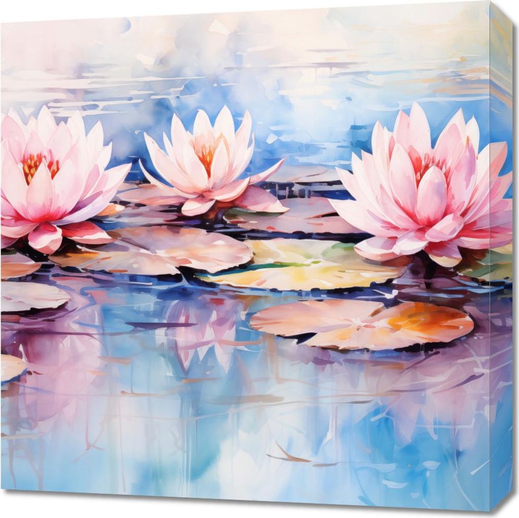 Bild 60x60cm Ruhige Reflexionen