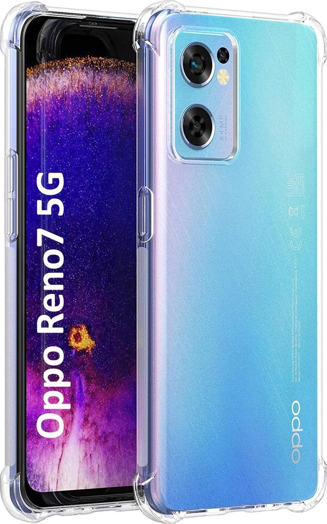 Etui do Oppo Reno 7 5G - odporne na wstrząsy, przezroczyste Zdjęcie produktu 