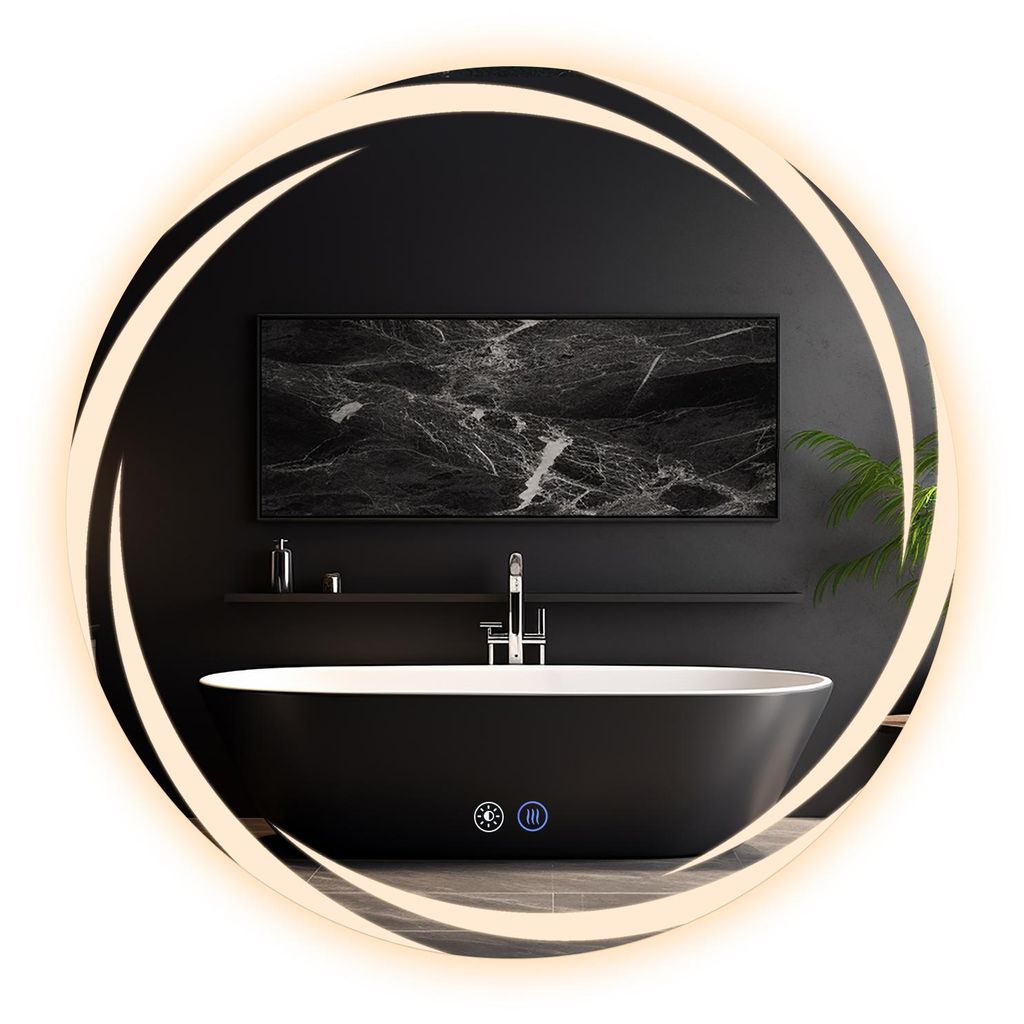 Miroir de salle de bain ZMH avec éclairage Miroir de salle Image du produit 