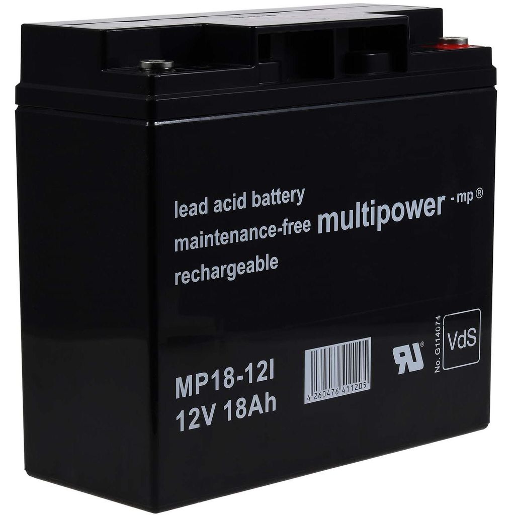 Powery Blei-Gel Akku 12V 18Ah Produktbild 