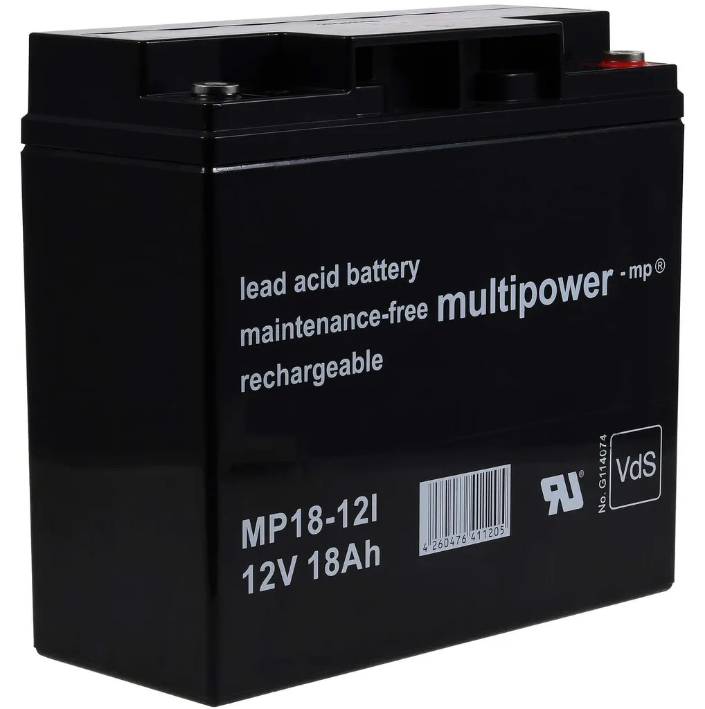 Batterie 12V 18Ah Powery - Solution contre les coupures et pannes d'énergie