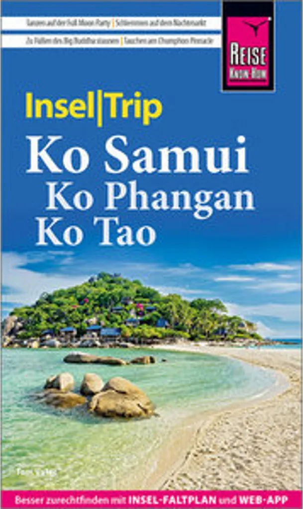 Guide avec cartes InselTrip Ko Samui Ko Phangan Ko Tao mise à jour 2024