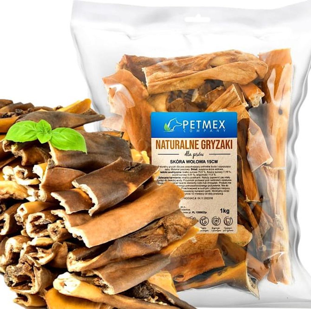 Friandise pour chien Petmex Cowhide bœuf et veau 1 kg Image du produit 