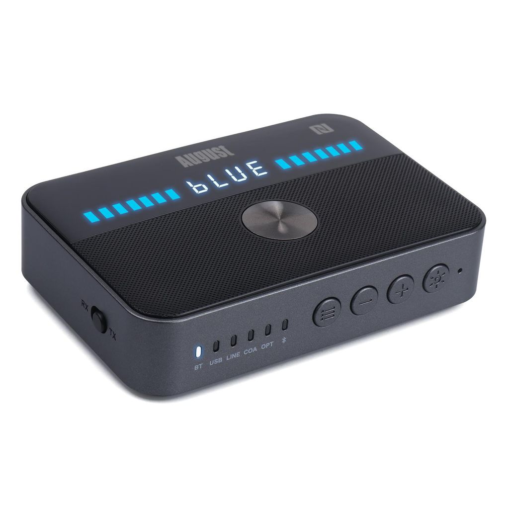 Bluetooth 5.3 Audio Sender und Empfänger mit NFC Multipoint - August MR285